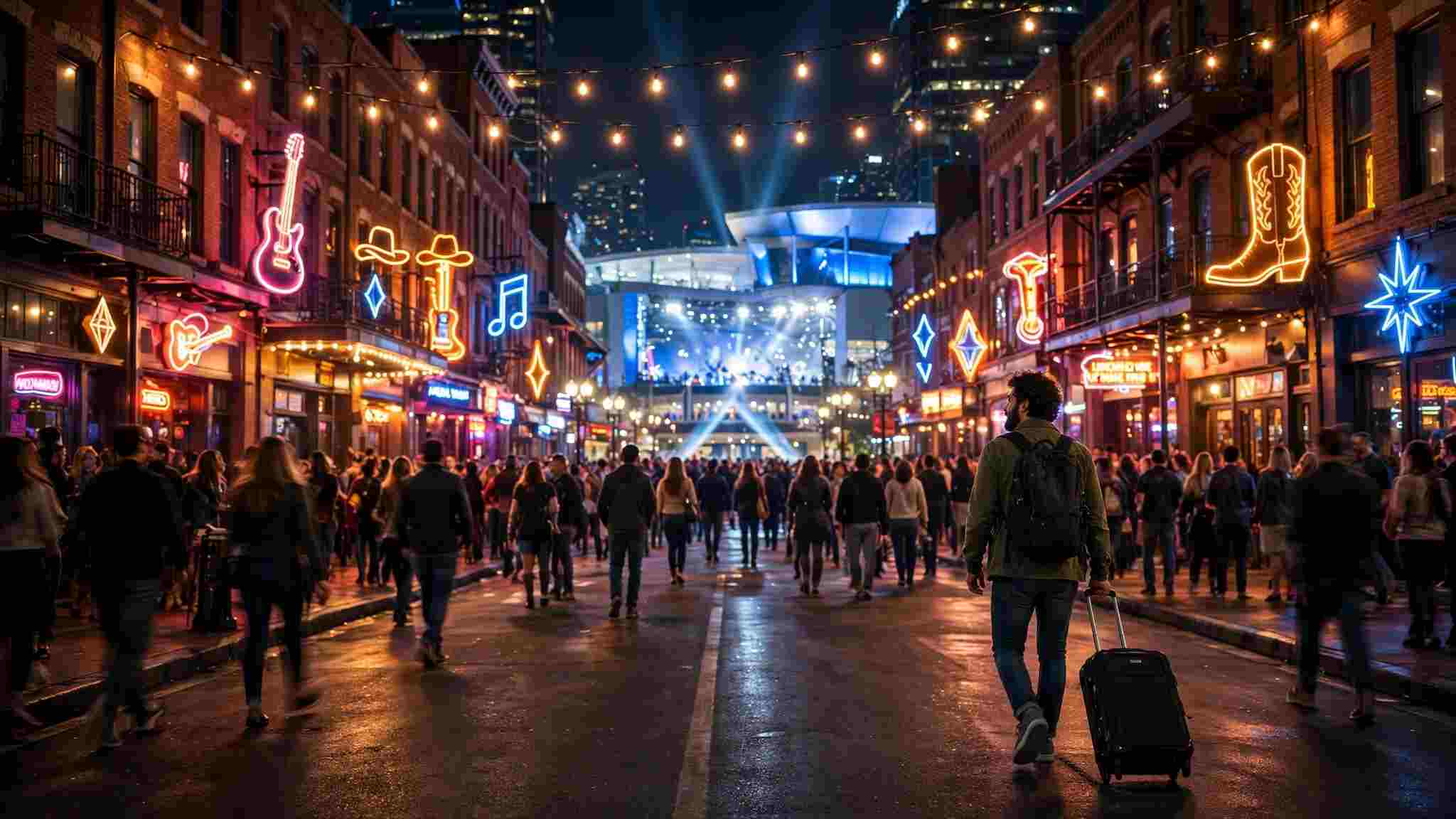 Concert night on Broadway minutes from Bridgestone Arena